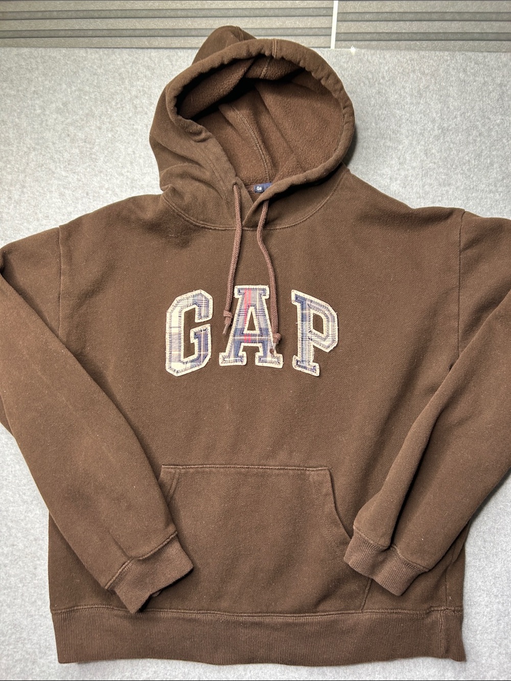 GAP Brown Hoodie‎ with Patch Logo